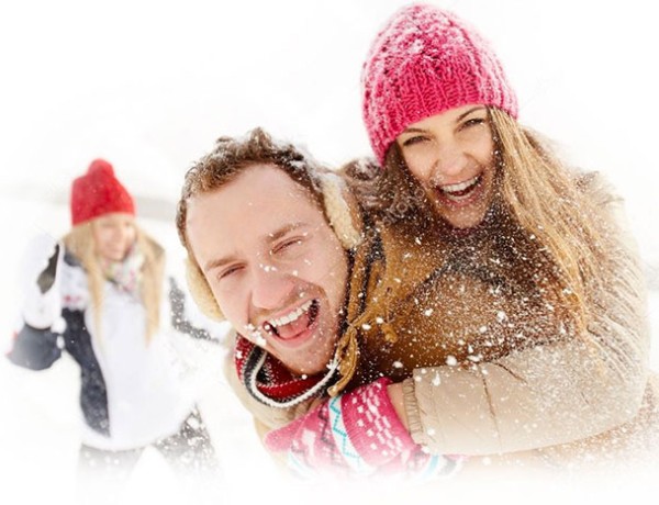 Couple in Snow